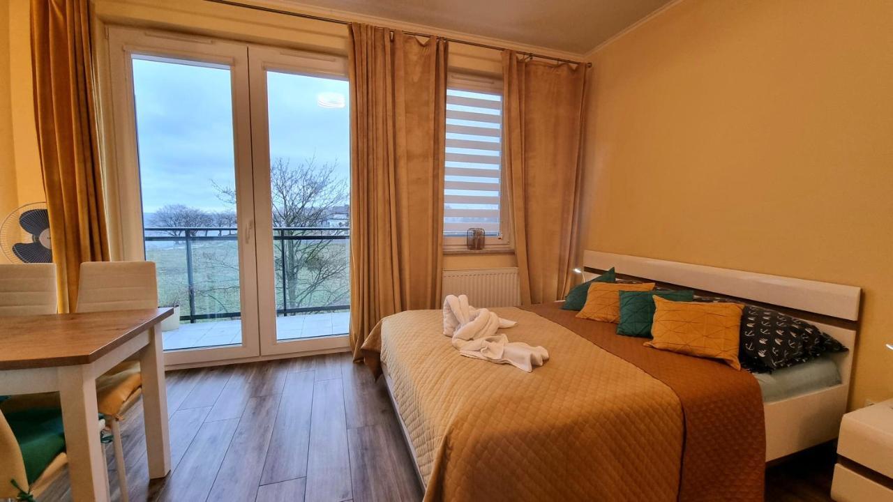 Apartament "Zloty Relaks" Tuz Przy Plazy Z Balkonem Z Widokiem Na Hel I Hamakami Puck Eksteriør bilde